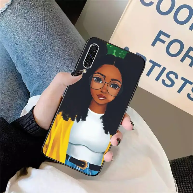 

Africa Mexico melanin black girl Phone Case For Samsung galaxy S 9 10 20 A 10 21 30 31 40 50 51 71 s note 20 j 4 2018 plus