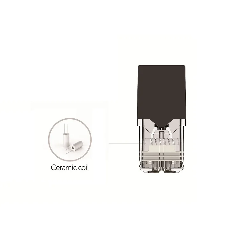 Оригинальный OVNS W02 ZORRO Vape Pod картридж 0 7 мл керамический сердечник Замена для CBD