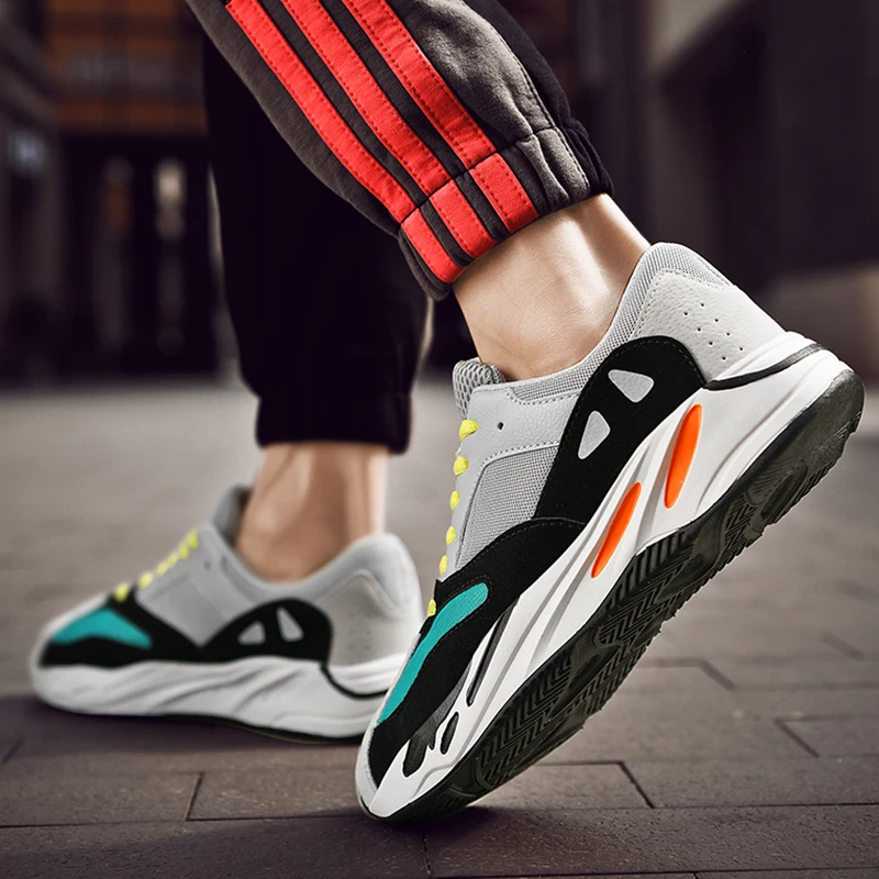 Мужские легкие кроссовки Basket Homme белые черные спортивные с вулканизированной