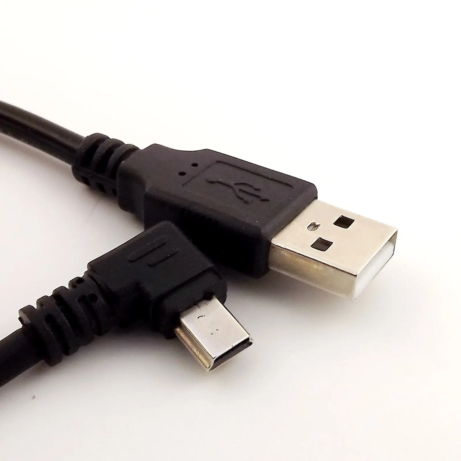10pcs High Speed USB A Male to Mini 5 Pin Left Angled Data Charger Adapter Cable | Компьютеры и офис