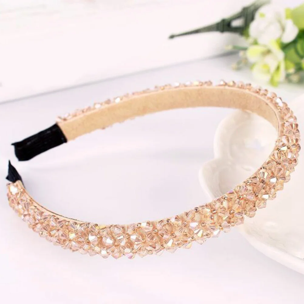 Женская повязка для волос с кристаллами и жемчугом| |