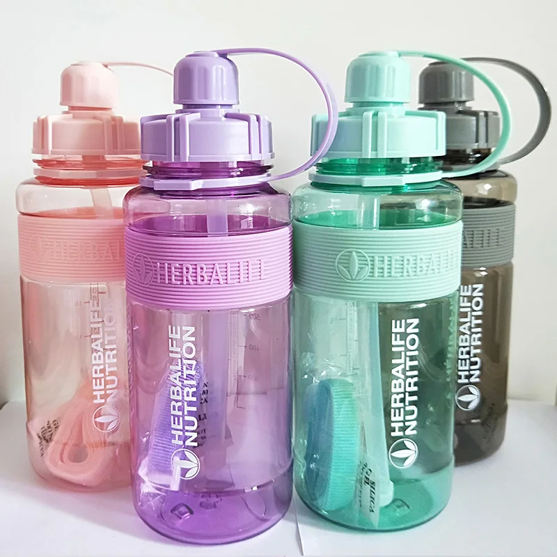 Новое поступление 1000 мл 1 л Herbalife Nutrition розовая черная зеленая Спортивная бутылка