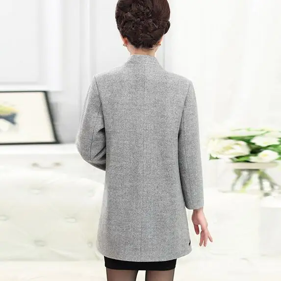 Новинка 2020 зимняя куртка размера плюс Женское шерстяное пальто в винтажном стиле