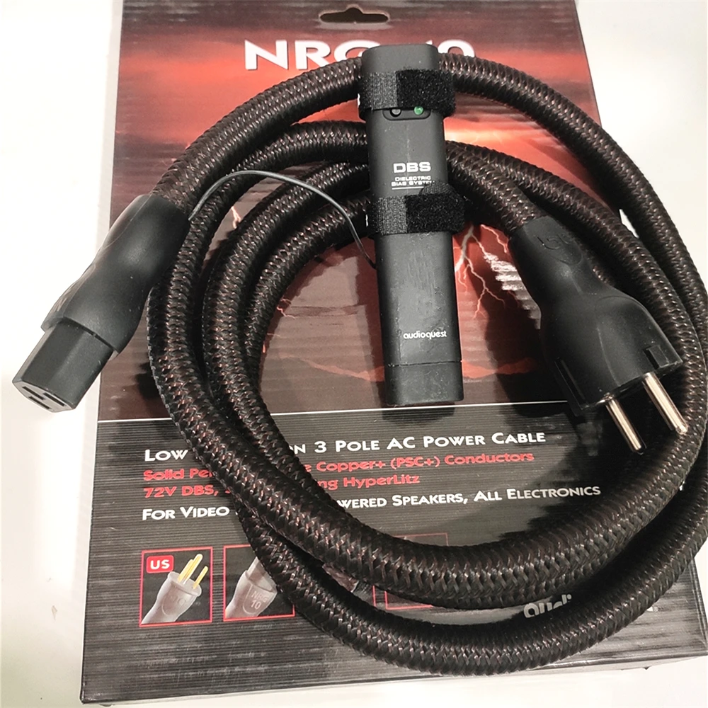 Аудиофил NRG-10 кабель питания 6 футов/1 8 м 72 в DBS с оригинальной коробкой US &amp EU AC Plug |