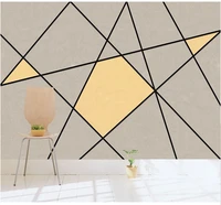 milofi nordic geometric pattern 3d line tv sofa background wall interior wallpaper custom 8d waterproof wall cloth