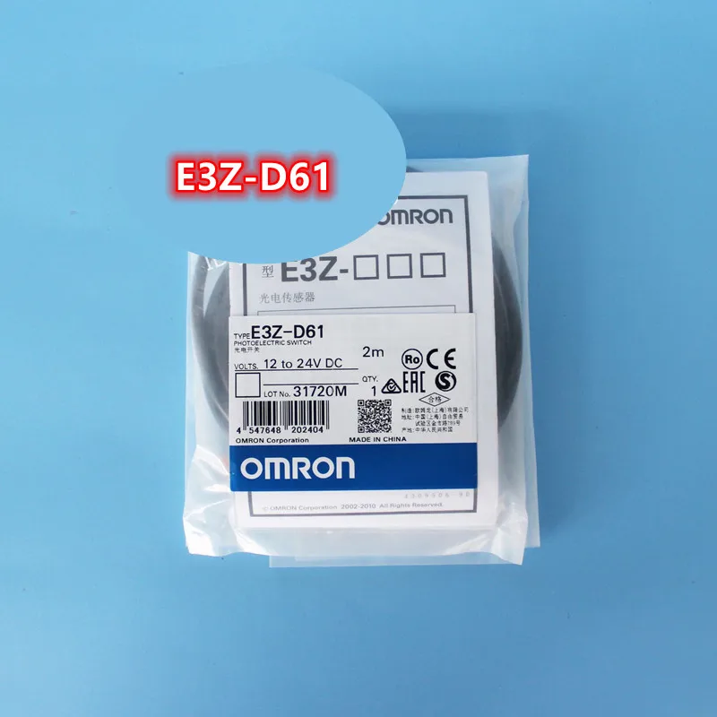 

Фотоэлектрический датчик с рассеянным отражением E3Z-D61, фотоэлектрический датчик NPN 12-24 В постоянного тока