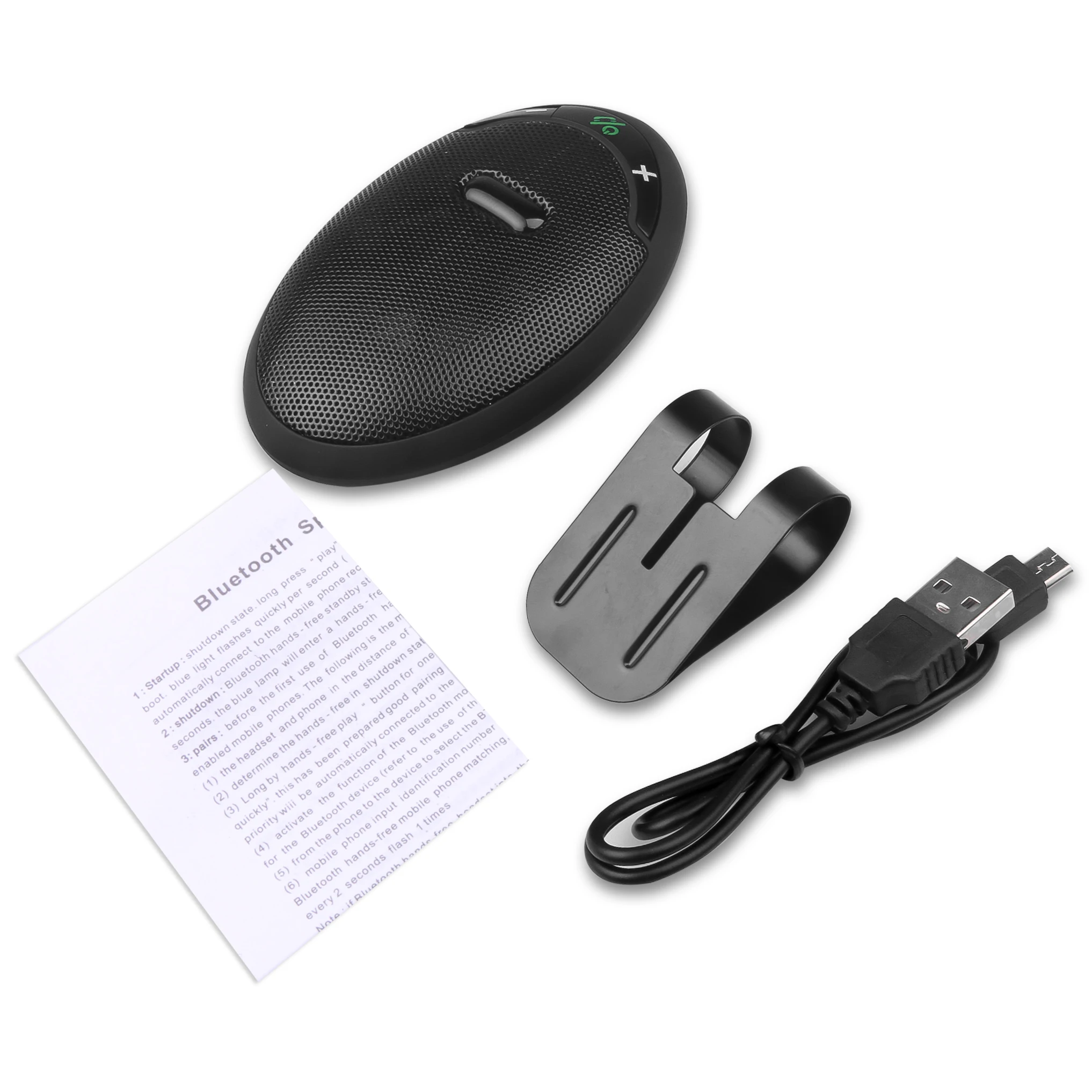 Беспроводной солнцезащитный козырек клип громкой связи Bluetooth приемник Bluetooth автомобильный комплект для автоматический динамик телефон солнцезащитный козырек клип MP3 музыкальный плеер