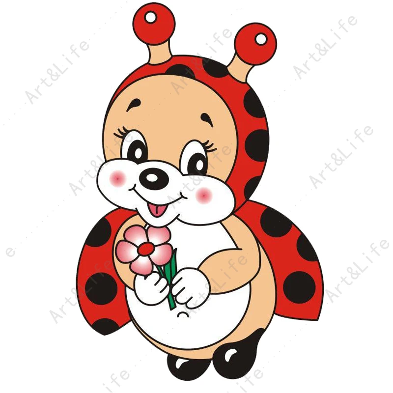 Милый Божья коровка жук Горячая новинка металлические режущие штампы трафареты