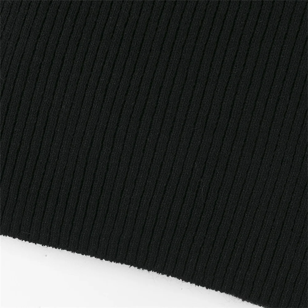 

ZXQJ Black knit sweater women 2020 new round neck long-sleeved bottoming sweater all-match slim slimming lazy top