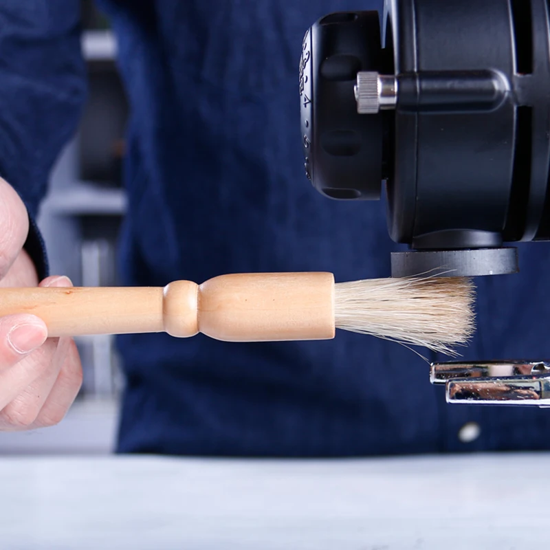 1 шт. Кофе щетка шлифовальная машина Чистящая Щетка для машины с деревянной