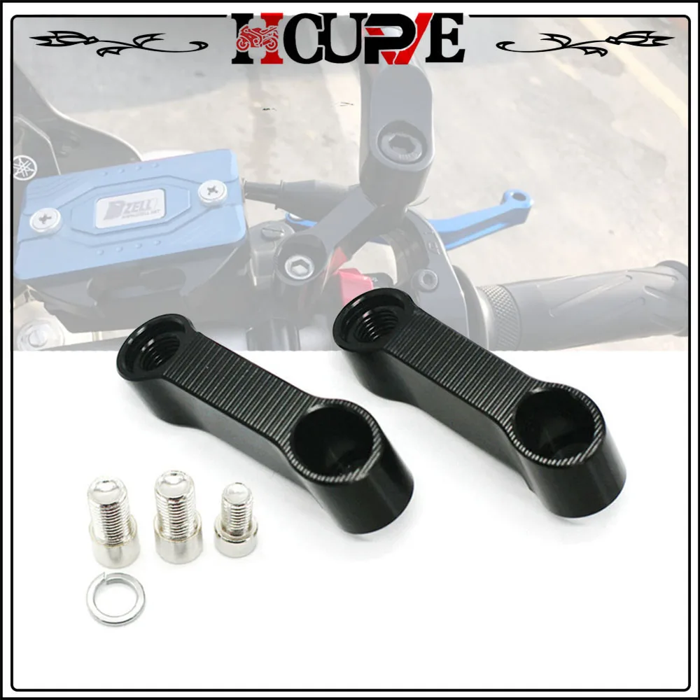 

For KAWASAKI Z250 Z300 Z650 Z900 Z900RS Z800 Z1000 Z750 ER-6N ER-6F Motorcycle Rearview Mirrors Extension Riser Extend Adapter