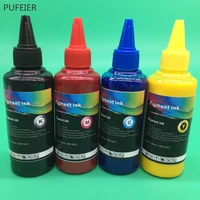 100ml x 4 color universal pigment ink for epson desktop inkjet printer bk c m y printing bright colorful photo image