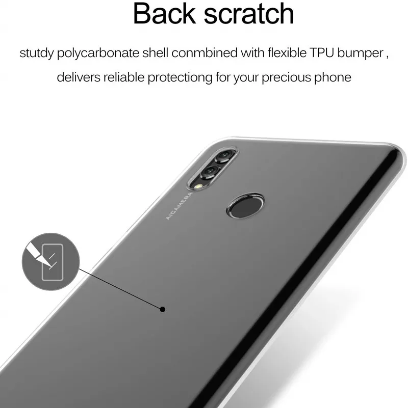 Роскошный чехол для huawei Honor 8X Capinhas ультра тонкий мягкий силиконовый из ТПУ 7X BND-L21