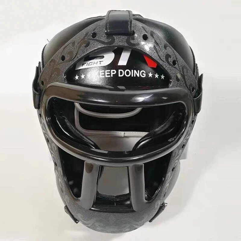 Новинка боксерский головной убор для MMA с маской Муай Тай тхэквондо шлем съемная