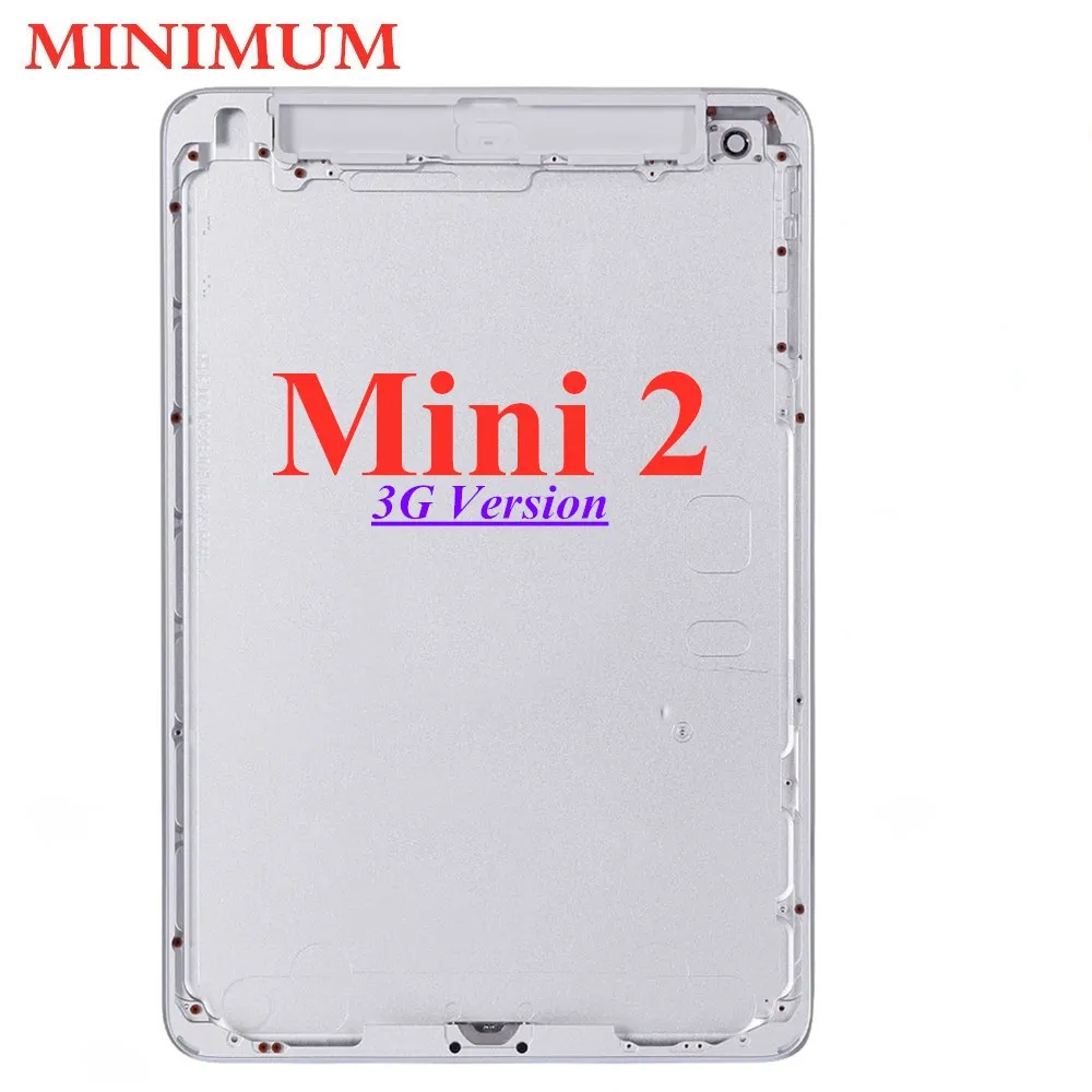 100% OEM для iPad Mini 1 2 3 4 Новая задняя крышка батарейного отсека чехол запасные части