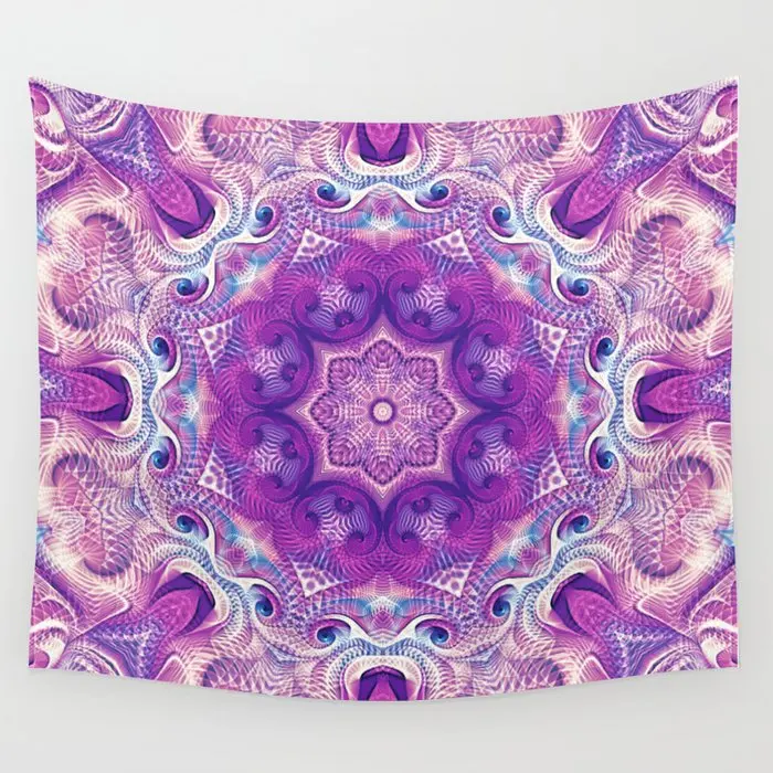 

Flower Of Life Mandala Wall Tapestry Wall Hanging Art Coverlet Bedding Blanket Sheet Throw Home Decor Yoga Mat