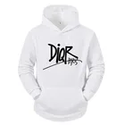 Осень-зима 2021, модная брендовая толстовка, Мужской Повседневный хлопковый свитер с буквенным принтом