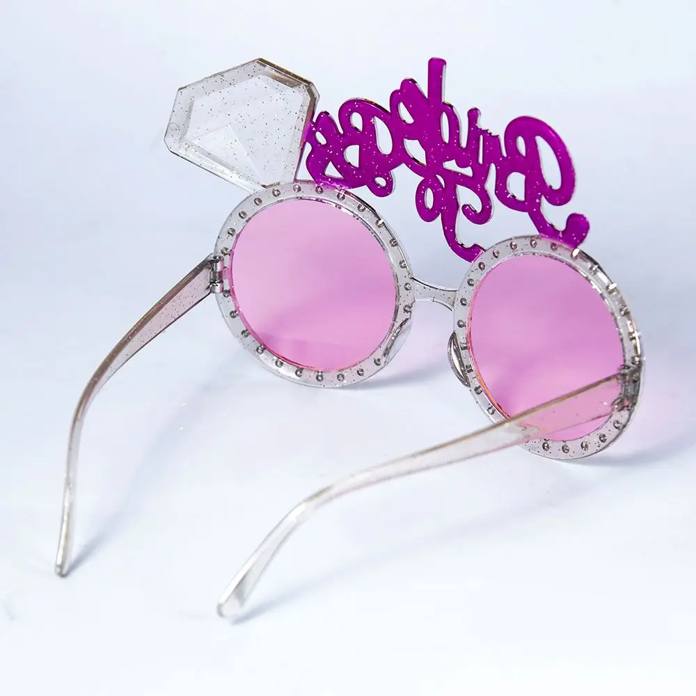Очки невесты To Be розовые блестящие бриллиантовые изделия Солнцезащитные очки