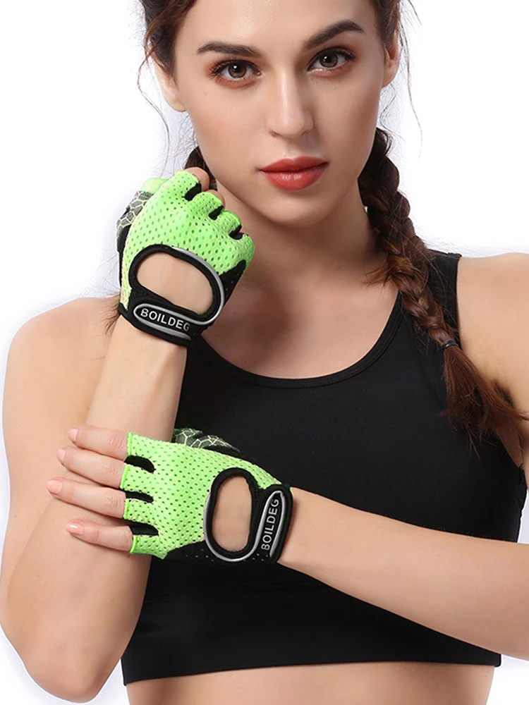 

Outdoor Cycling Gloves Anti-slip Half Finger Road Bicycle Gloves