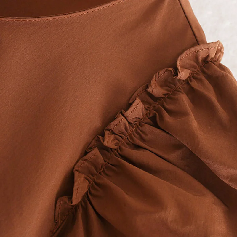 RR Taffeta свободные платья для женщин Мода O образным вырезом одноцветное платье