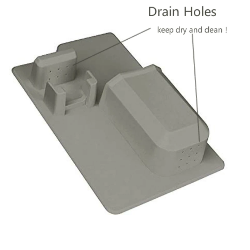 Силиконовый органайзер для ванной комнаты Волшебная наклейка без клея мощная
