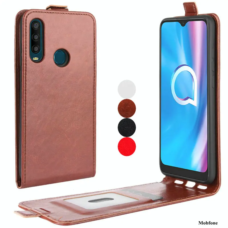 

Чехол-портмоне Alcatel 1 SE 2020 для Alcatel 1SE 2020 вертикальный откидной Чехол Alcatel1 SE 2020 TPU бампер кожаный чехол Fundas