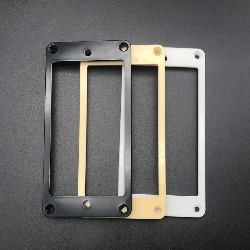 2 шт. из АБС пластика с плоским дном хамбакера монтажное кольцевые рамы для LP