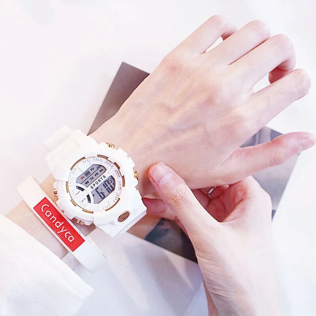 Часы наручные для мужчин и женщин модные популярные многофункциональные