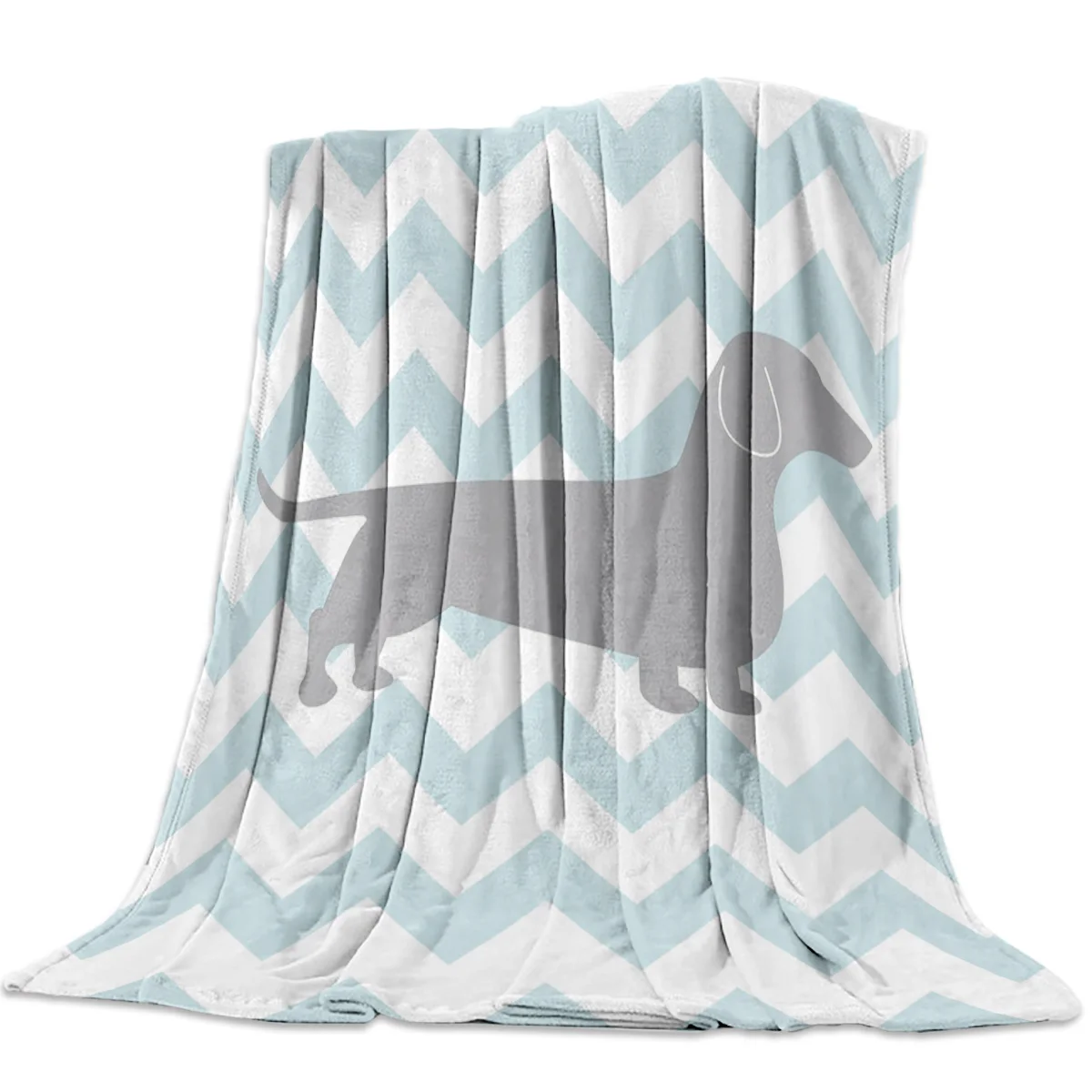 Фланелевое Флисовое одеяло с рисунком таксы и собаки | Дом сад