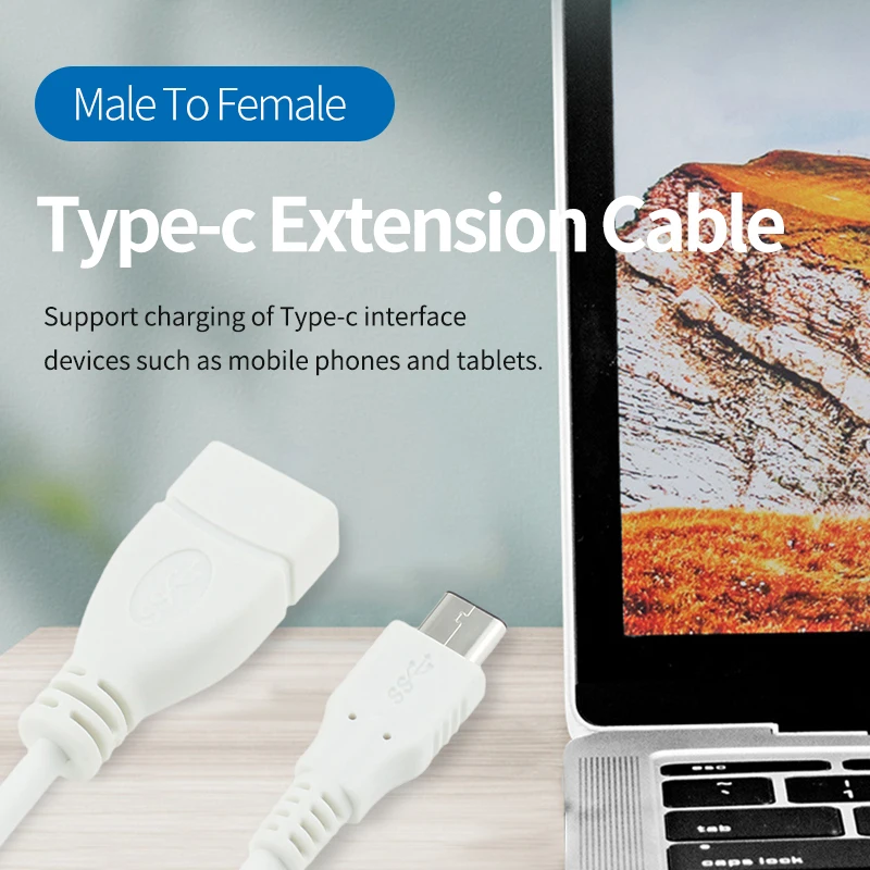 USB 3 1 Type-C Тип Кабеля C To AF удлинитель мужского и женского пола супер Скорость
