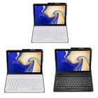 Чехол для клавиатуры для Samsung Galaxy Tab S4 10,5 2018 модель Sm-T830T835T837, тонкий корпус, легкий Чехол-подставка со съемным Wi-Fi