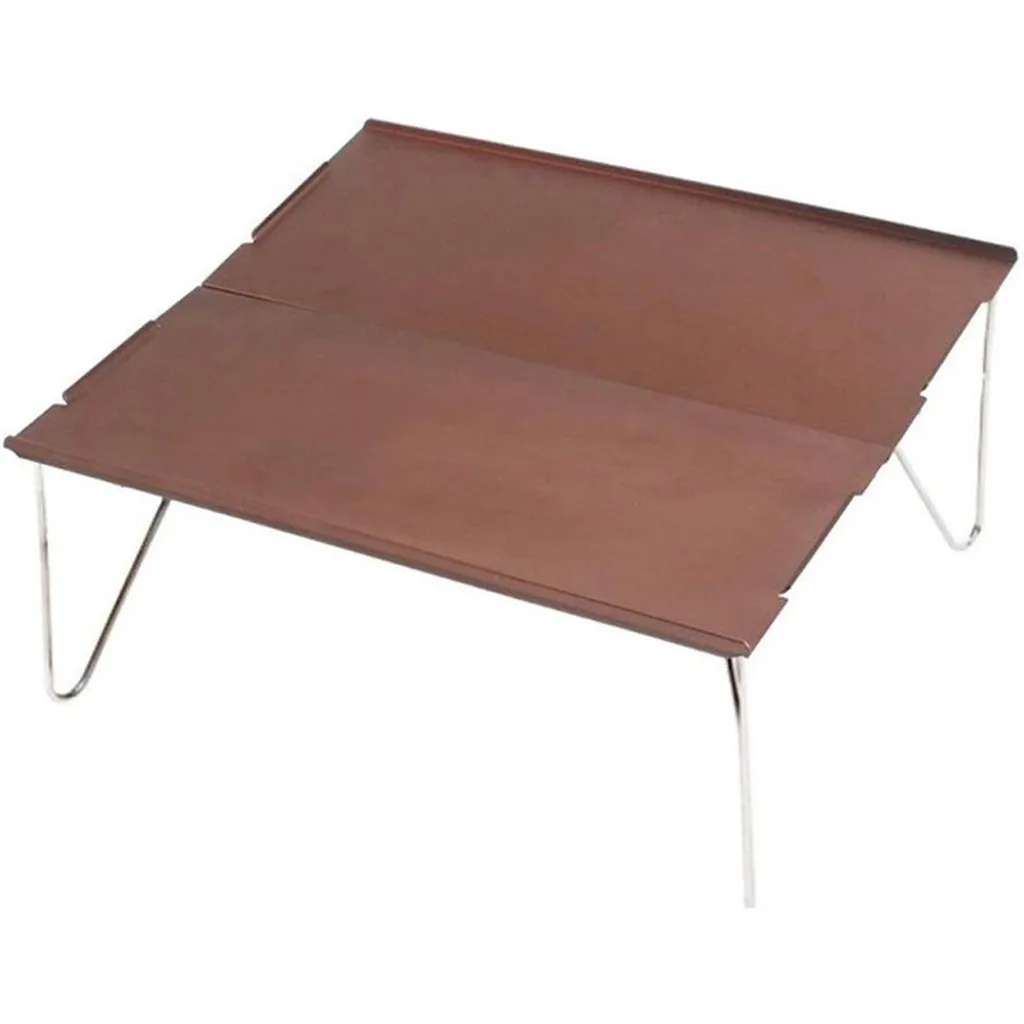 High Quality Outdoor Mini Folding Table Mountaineering Riding Camping Barbecue Matching Portable Aluminum Coffee | Спорт и
