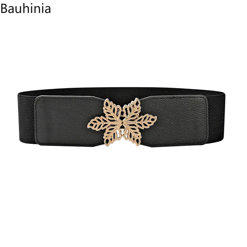 

2021 New Korean Style Buckle Elastic Wide Belt Fashion Decoration Coat Sweater Dress Stretch Waistband