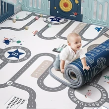 2021 Thicken 1cm NEW Baby Foam Crawling Mat Children EVA Educational Toys Kids Soft Floor Game Mat Chain Fitness Gym Game Carpet