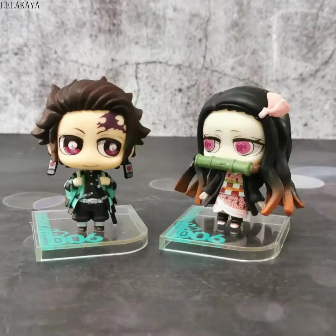 7 см с рисунком из аниме Демон убийца: Kimetsu без Yaiba камадо Tanjirou Nezuko мини ПВХ