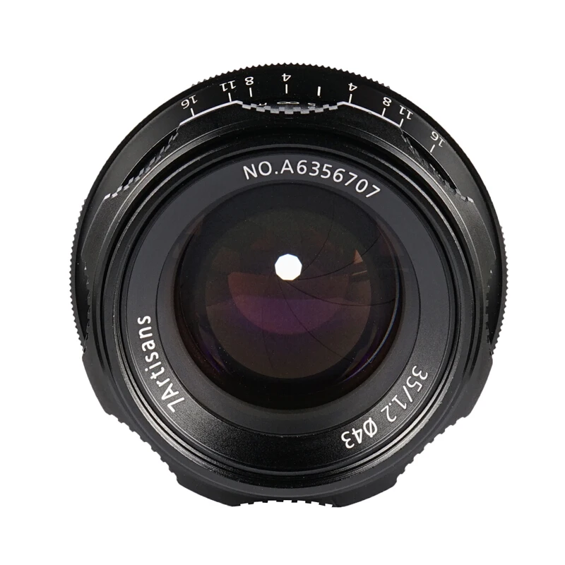7artisans 35 мм F1.2 Prime объектив для sony E-mount/для Fuji XF APS-C камера ручной беззеркальный объектив с фиксированным фокусом A6500 A6300 X-A1