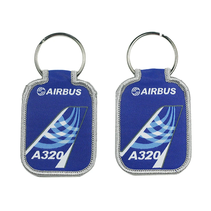 Логотип Airbus Синий воздушный хвост брелок A320 A330 A340 A350 A380 багажная сумка бирка подарок для авиационного летного экипаж, пилот