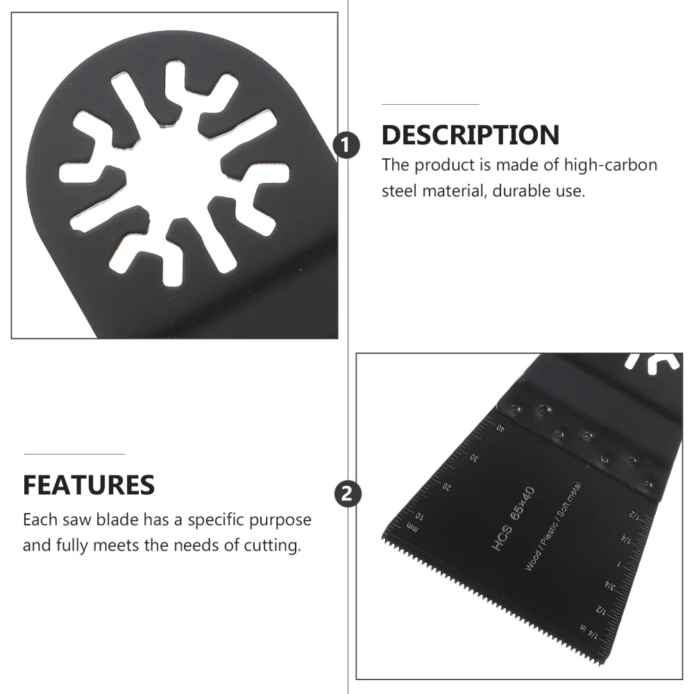 

11pcs Multi-function Tool Woodworking Blades Carbon Steel Cutting Blades