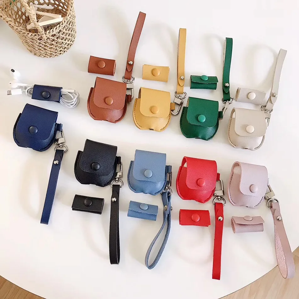 Чехол для AirPods милый мультяшный слон кожухи головных телефонов Apple Airpods 2 забавные