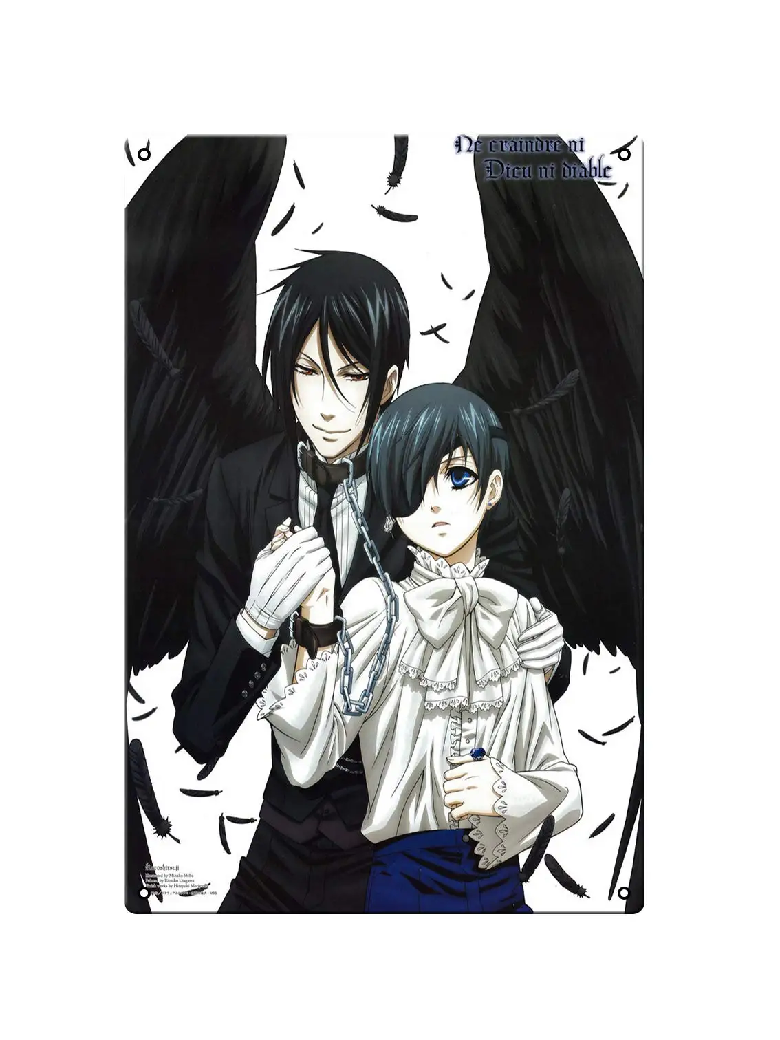 

OceansEdge11 черный Батлер 1 фильм металлический японский аниме жестяной знак манга Плакат Бар Кафе спальня домашний декор 8x12 дюймов (20x30 см)