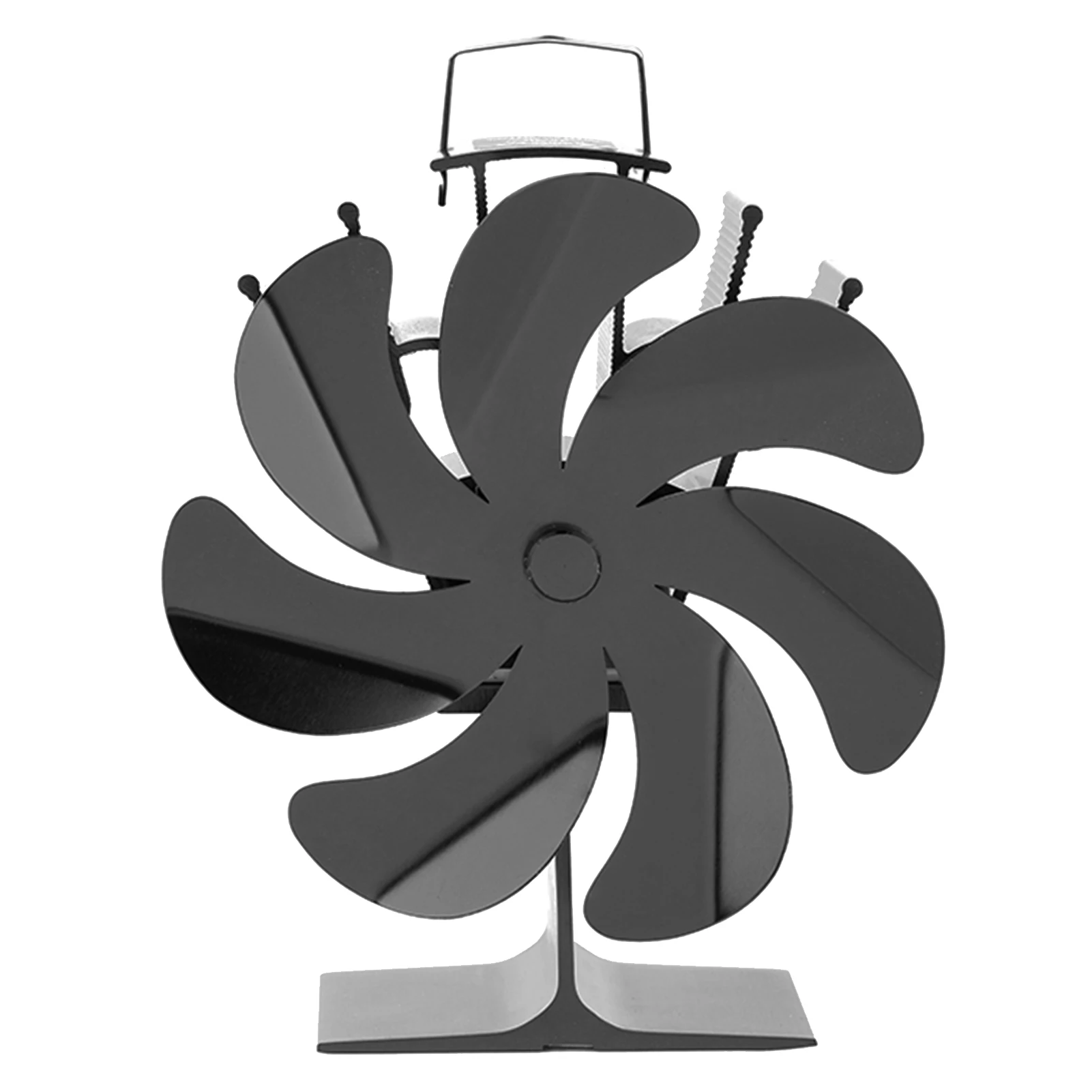

7 Blade Heat Powered Fireplace Fan Wooden Burning Stove Fan Self-Powered Overheat Protection Silent Stove Fan For Log Popular