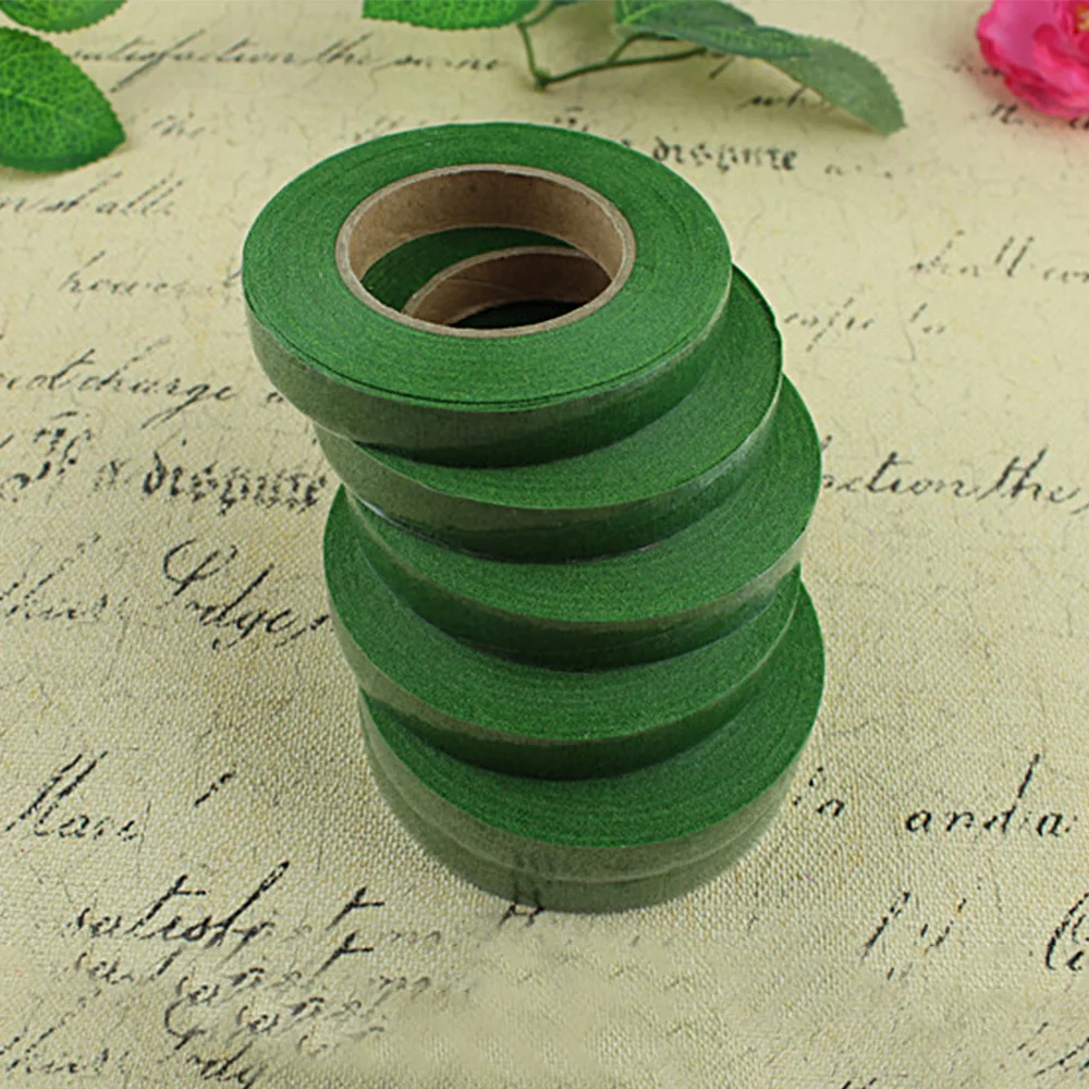 30 ярдов 12 мм Цветоводство Бумага лента Обёрточная бумага искусственный цветок DIY