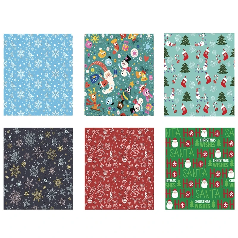 

Christmas Wrapping Paper Gift Wrap Paper Christmas Decorations for Home Party W3JC