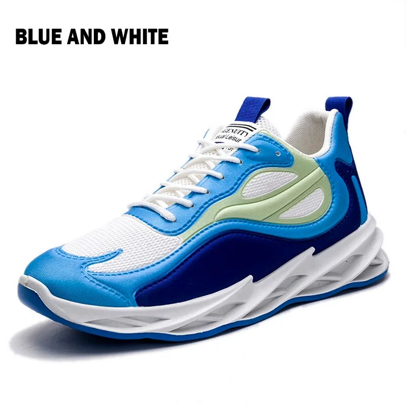 

2021 Spring And Summer Casual Street Color Men's Sports Shoes New Style Increased Breathable Comfortable Men's Running Shoes