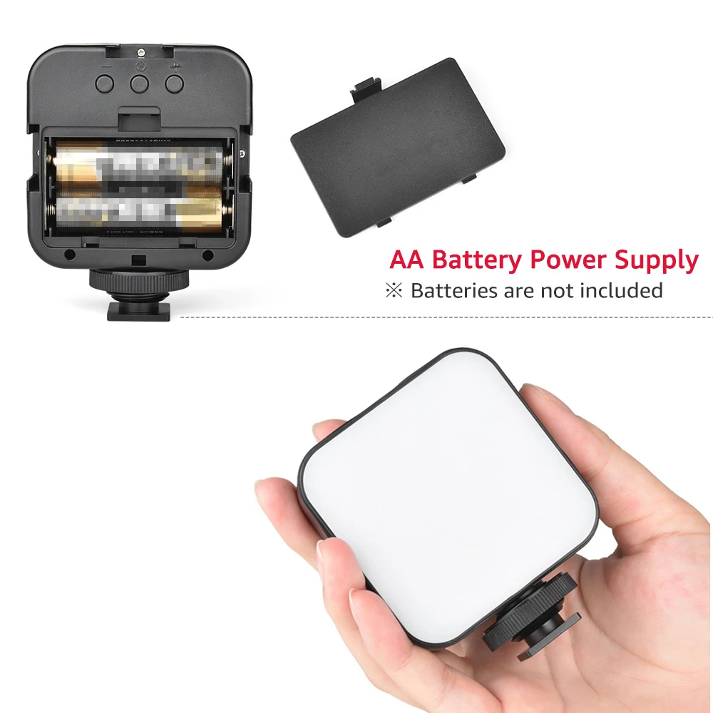 Миниатюрная Светодиодная лампа 5 Вт для видеосъемки 2 шт. заполняющая 6500K с