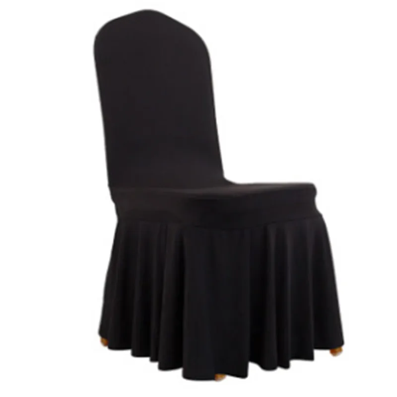 50 шт в наборе плотно сидящие Нижняя юбка из спандекса чехлы на стулья со