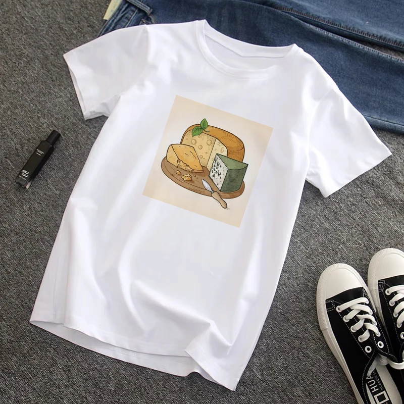 Женская футболка с коротким рукавом круглым вырезом и | одежда