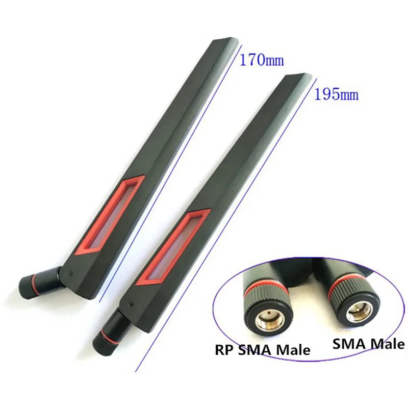 2 шт 10 dbi Двухдиапазонная wifi антенна 4G 5G 5.8Gh RP SMA мужские универсальные антенны