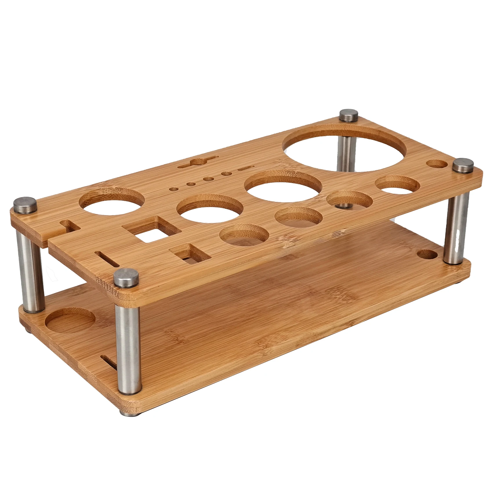 Набор бармена набор из 20 коктейльных шейкеров со съемной бамбуковой подставкой