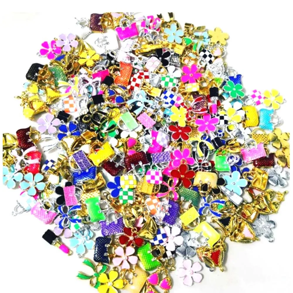 

100pcs Mixed Colorful charms suitable for women DIY jewelry accessories M20